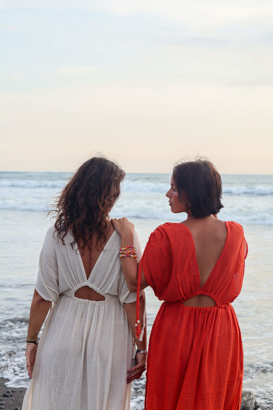 Robe fluide chanvre naturel femme éco-responsable - Maison Margaritas